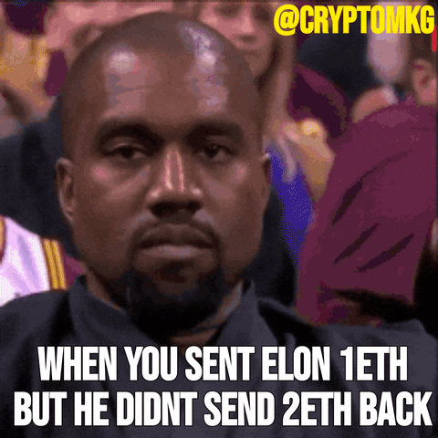 When you sent 1 eth but not get 2 eth back