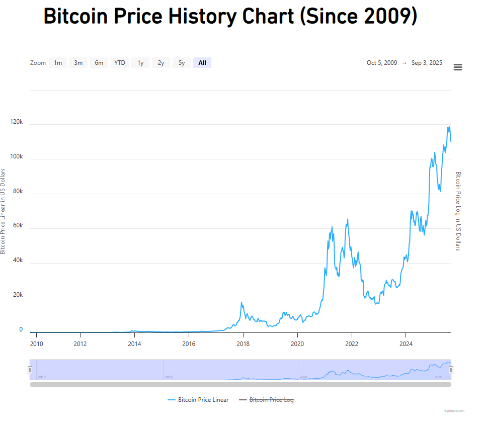 Bitcoin Price History Chart