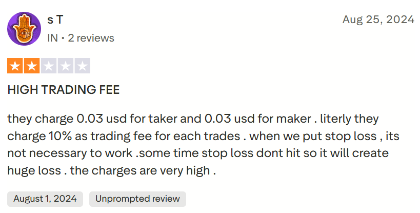 User review