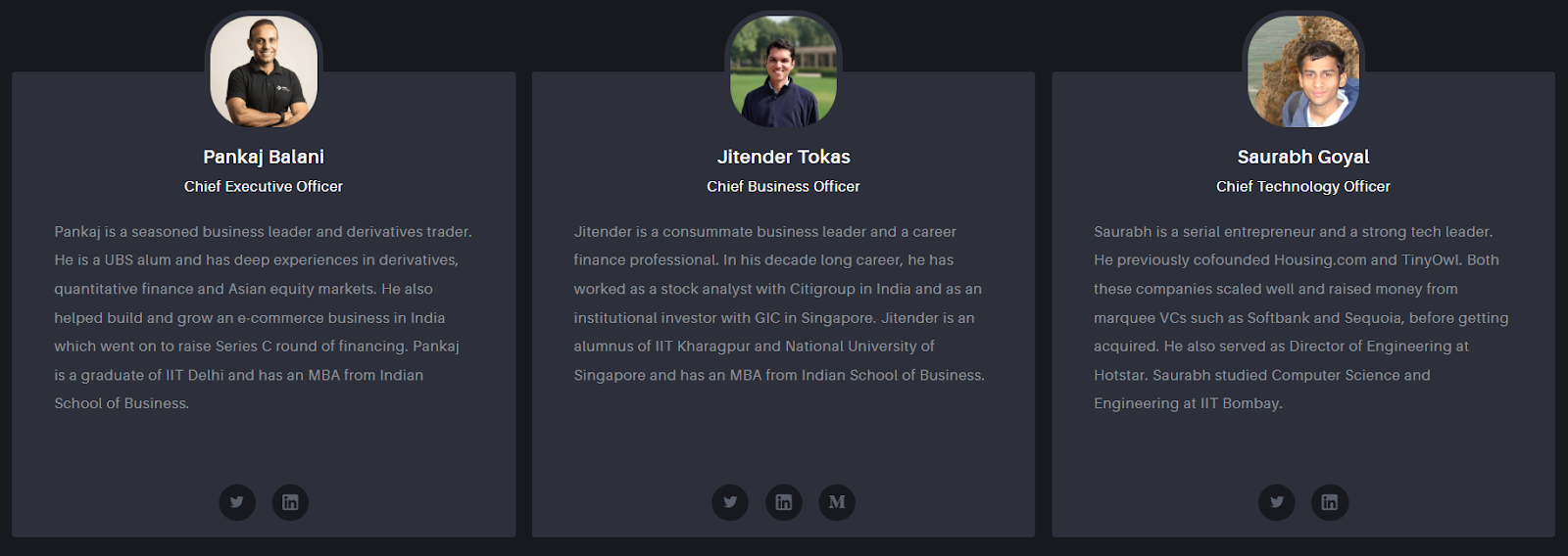 Delta Exchange Founders