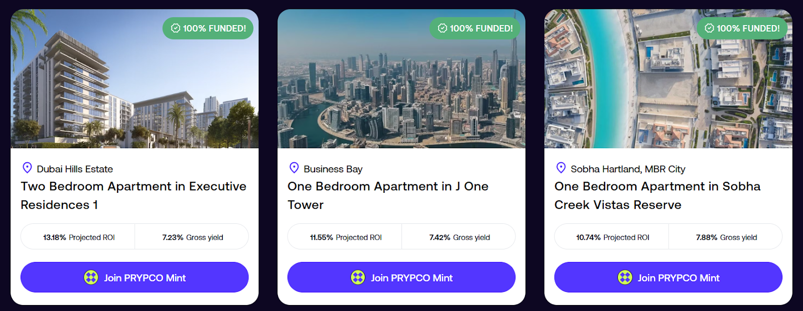 Real estate proposed for tokenized purchase. 