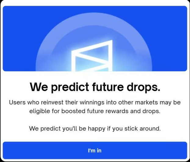 Polymarkets deleted announcement