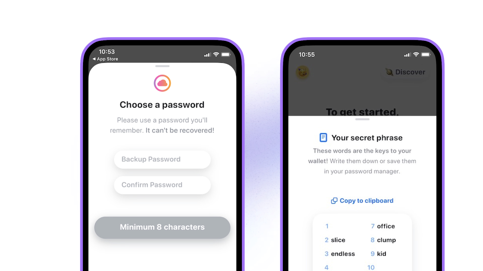 Backing up your wallet