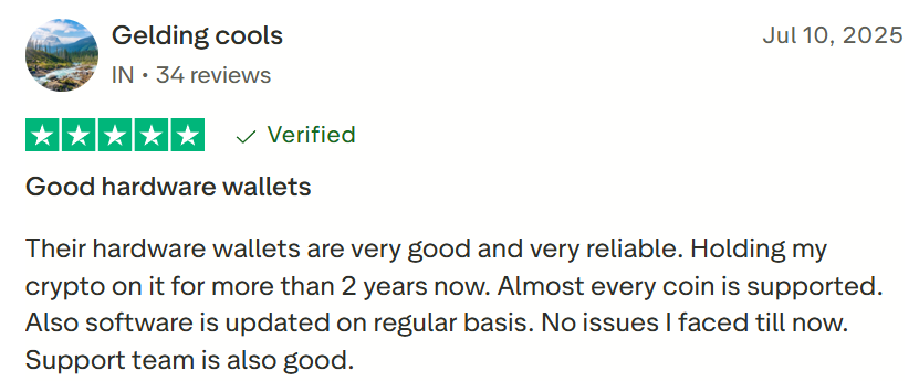 Source: Reviews on Trustpilot
