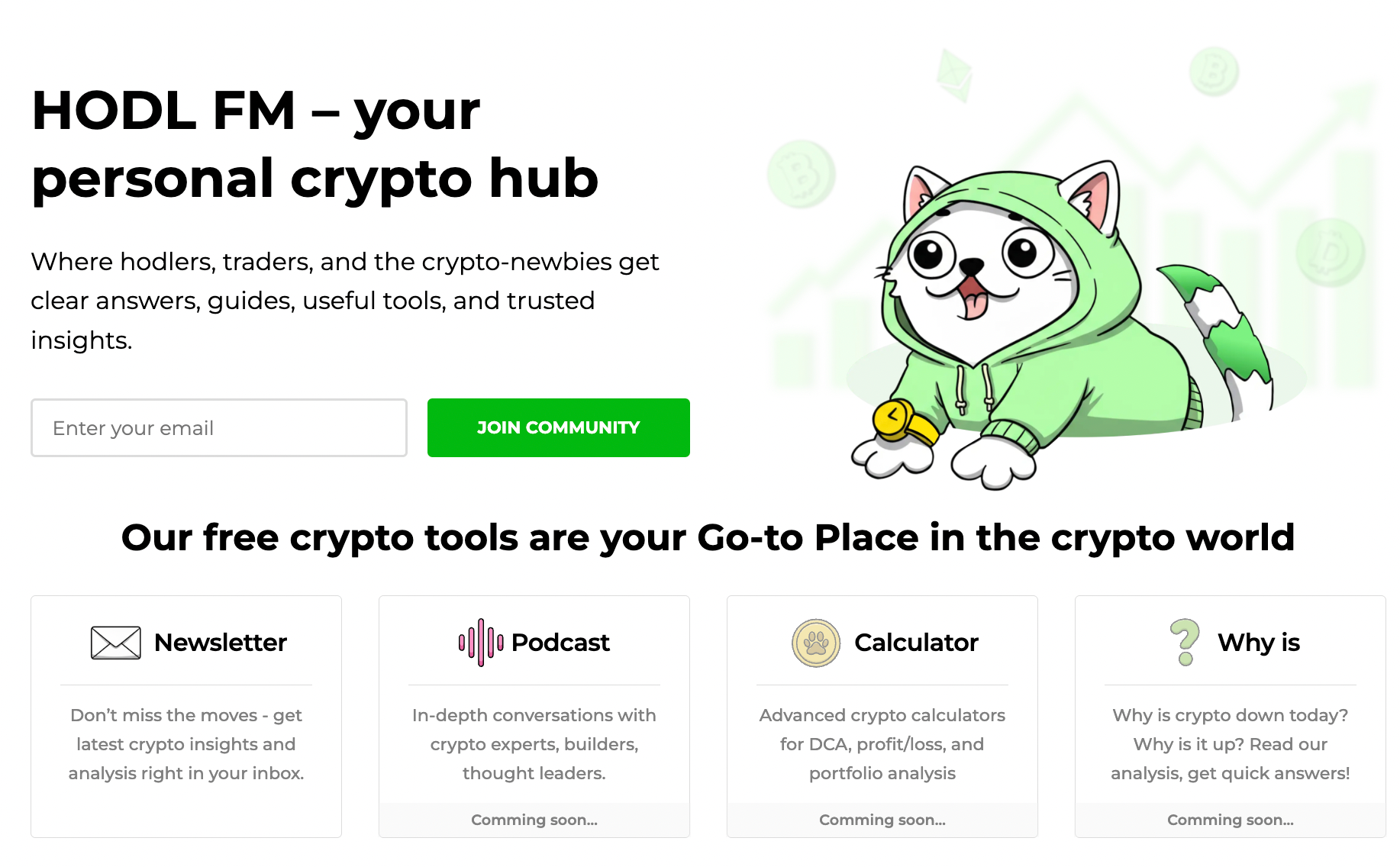 Crypto tools of HodlFM
