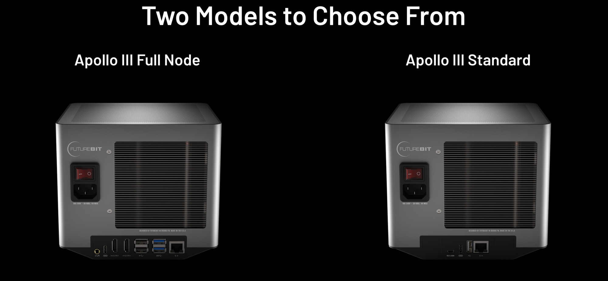 Two Models of Apollo III