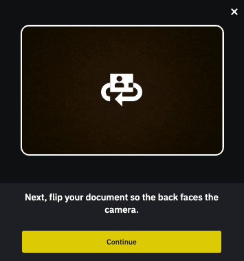 KYC on Binance. Source: Binance