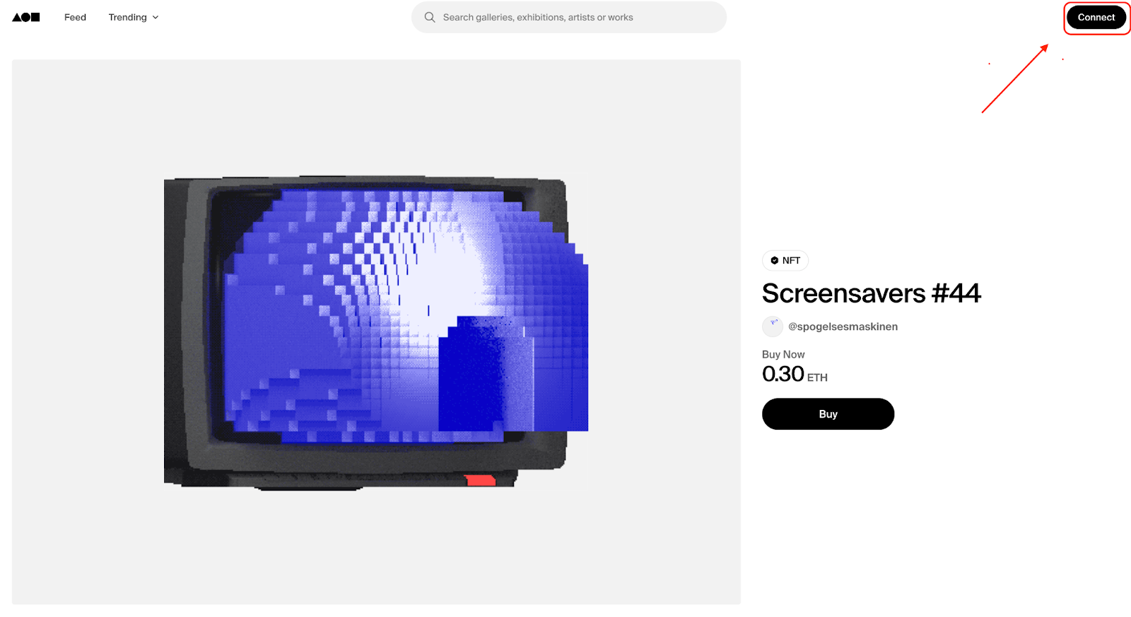 Main page. Screenshot: Foundation.app