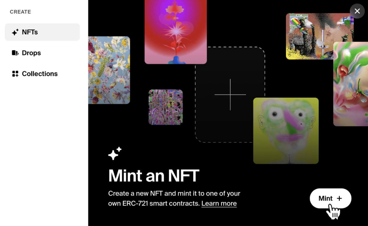 Minting NFTs on Foundation.