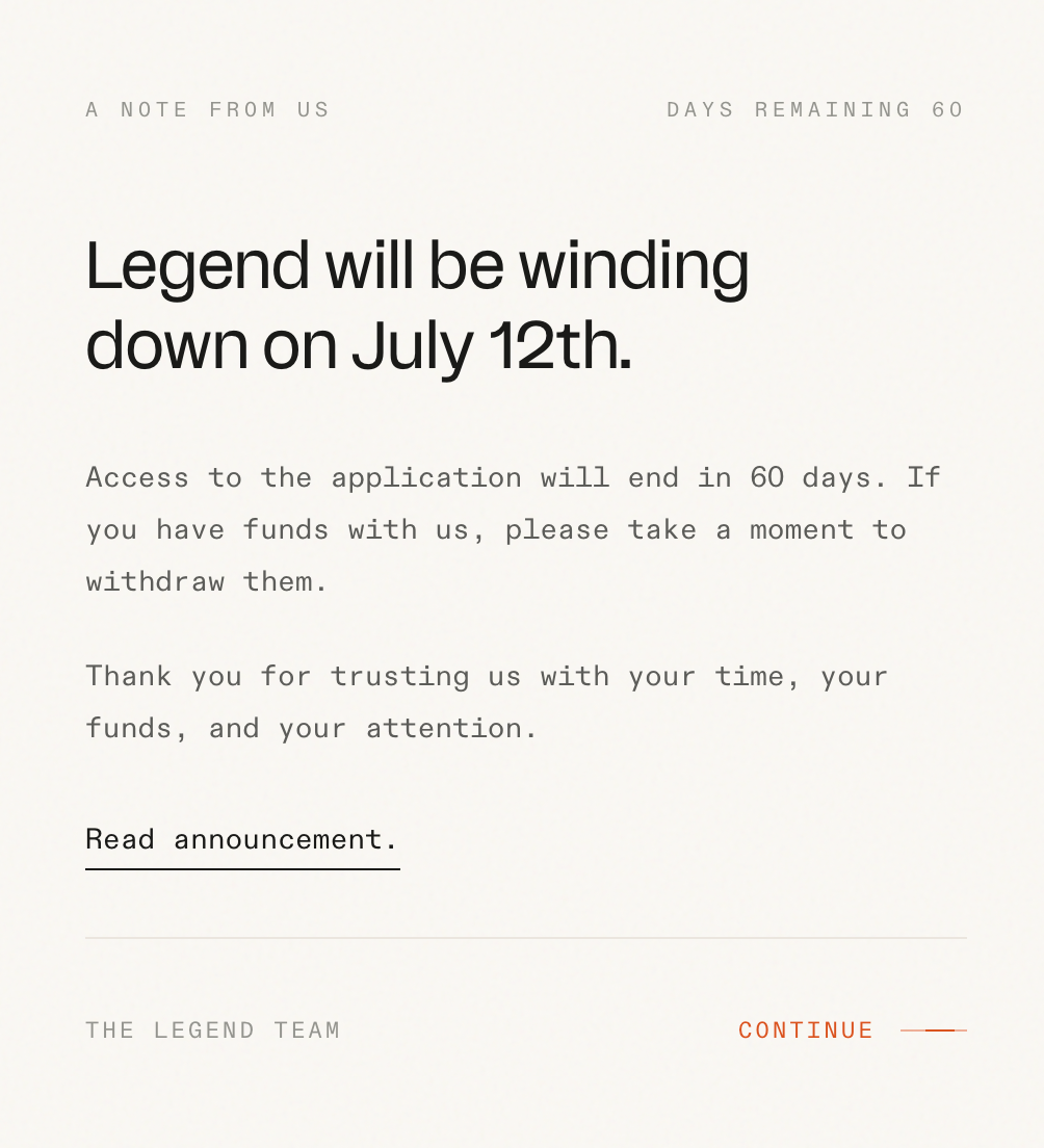 Source: Legend
