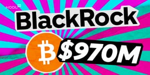 BlackRock’s Bitcoin ETF Buys $970M in BTC Amid Surging Inflows