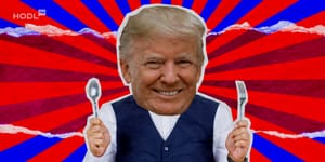 TikTok Prankster Calls Trump’s Crypto Dinner Food Worst Ever and Slams His Speech