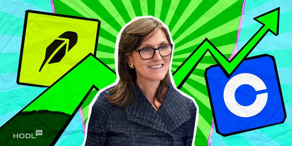 Cathie Wood’s Ark Invest Buys Coinbase, Robinhood on Dip