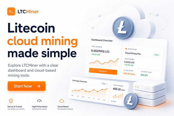 LTCMiner - A Simple Way to Explore Litecoin Cloud Mining