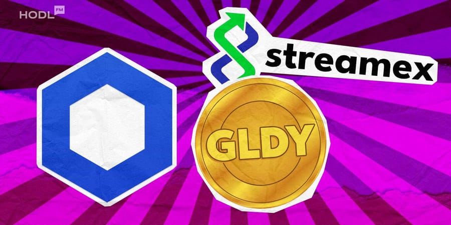 Streamex Partners with Chainlink to Boost Gold-Backed Token GLDY
