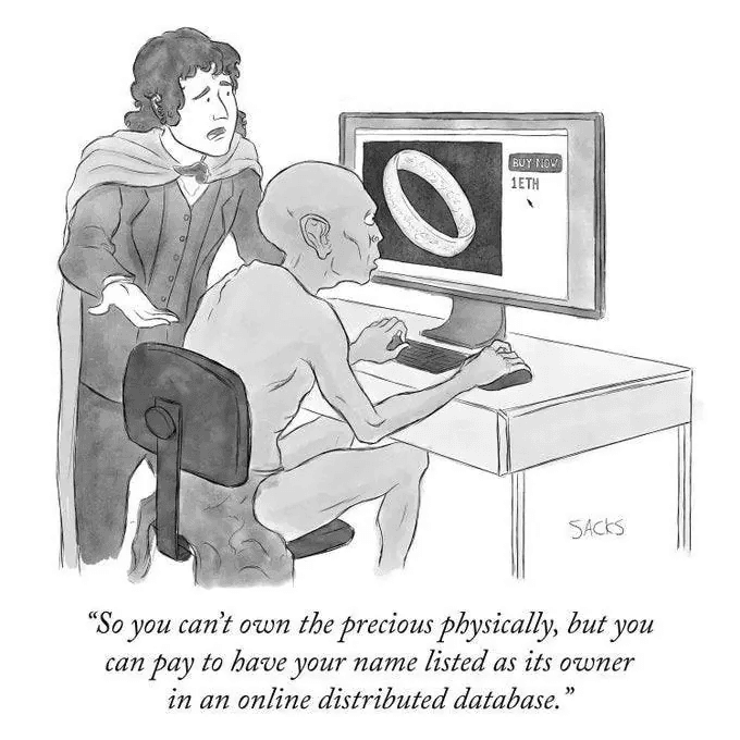 A cartoon of a person looking at a computer screen
Description automatically generated